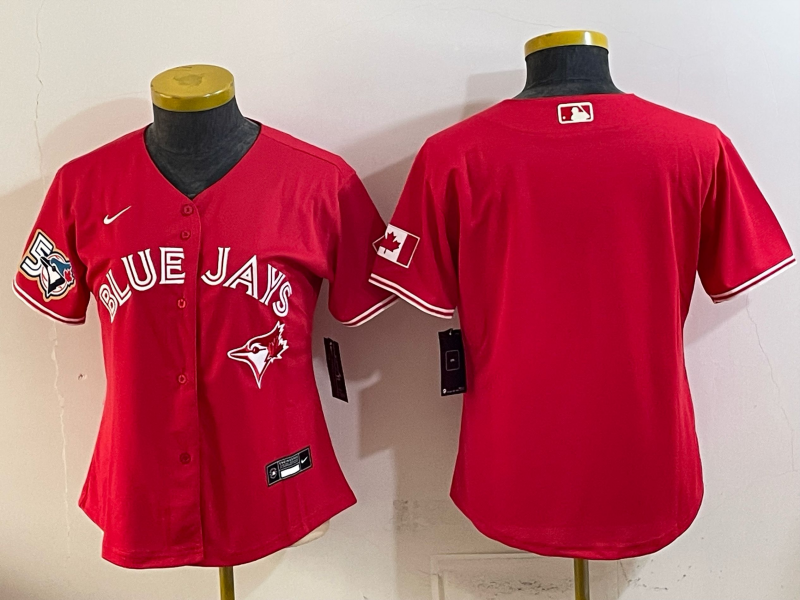 Youth 2026 Toronto Blue Jays blank red Game Nike MLB Jersey 0715007